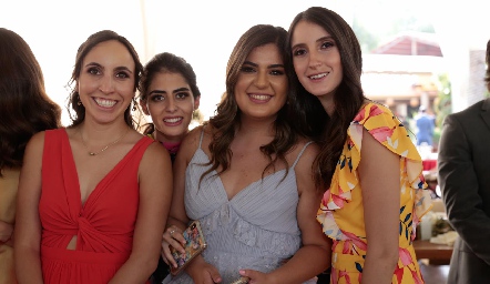 Andrea Cuevas, Karime Maqueo, Sofía Perafán y Paola Cuevas.