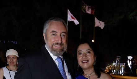  Luis Miguel Barral y Diana Iwadare.
