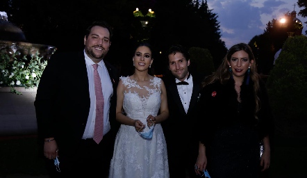  Bernardo González, Lula Torres, Eduardo Martínez y Andrea Sánchez.