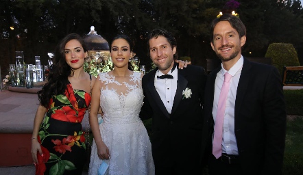  Montse Berrueta, Lula Torres, Eduardo Martínez y Pablo Sánchez.