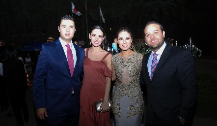  Juan Armando Puente, Paola Cano, Alejandra Puente y Rodrigo Leos.