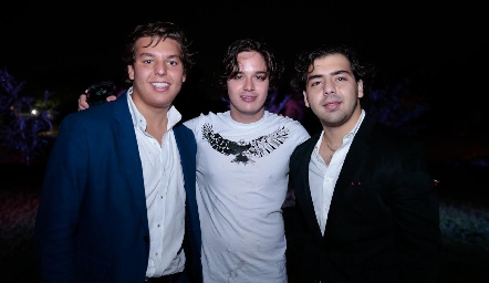 Moy Payán, José Lozano y Juan Pablo Payán.