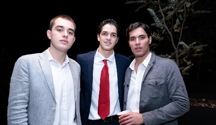  Diego Castillo, Oscar Vera y Andrés Quintero.