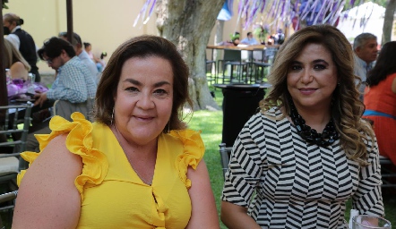  Sara Fabela y Anyul Martínez.