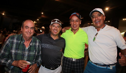  Juan Reyes, Checo Mesa, David Garrigos y Jesús Medellín.