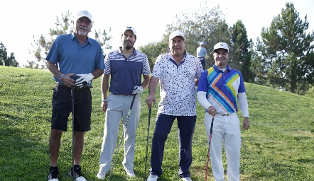  Ramón Pérez, Pedro Hernández, Guillermo González y René Fernández.