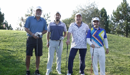  Ramón Pérez, Pedro Hernández, Guillermo González y René Fernández.