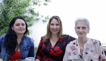  Isabel Castañeda, Erika Flores y María de Lourdes Gómez.