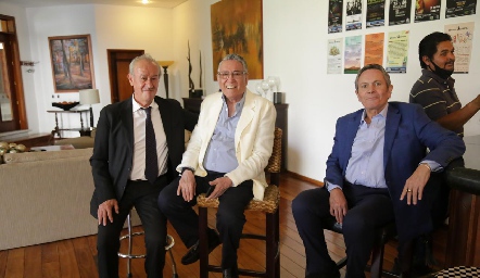  Juan José Alonso, Miguel Naya y Jorge Naya.