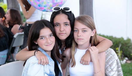  Daniela, Fátima y Anabella.