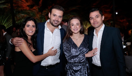  Maribel Rodríguez, Diego de Luna, Nabil Sáenz y Alejandro Díaz de León.