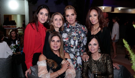  Maribel Lozano, Anabel Gaviño, Mimí Hinojosa, Lorena Herrera, Martha Díez Gutiérrez y Elsa Tamez.
