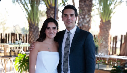  Adriana Olmos y Mauricio Tobías en su Boda Civil.