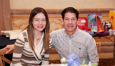  Natalie Sarquis y Ricardo Sánchez.