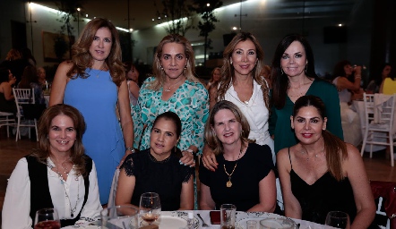  Guille Hernández, Mimí Hinojosa, Mucia Salazar, Elsa Tamez, Marissa Romero, Margarita Martínez, Carmen Zwieger y Martha Díez Gutiérrez.