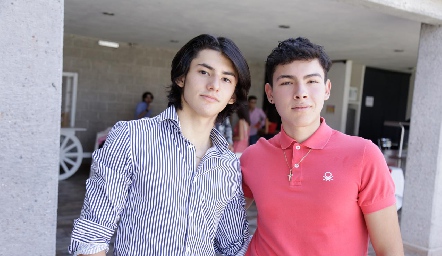  Sebastián Suárez y Raúl Saldaña.