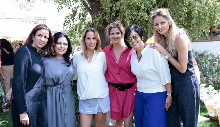  Ale Güemes, Christianne Cambeses, Cristina Ortiz, Lu López, Silvia Noriega y María José López.