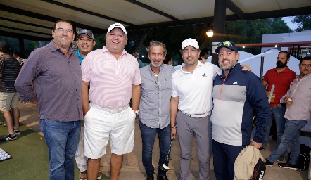  Guillermo Cueto, Emanuel Guevara,  Paco Armendáriz, Pepe Medlich, Alejandro Elizondo y Daniel Carreras.