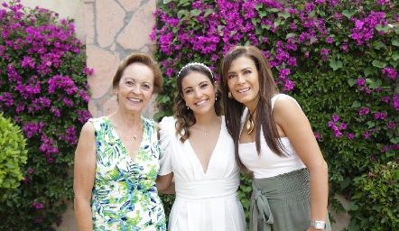  Isabel Muñoz, Marijó Trigo y Ernestina Díaz de León.