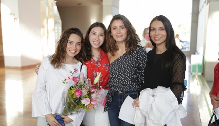  Dany González, Ana Pau Flores, María Paula Tacea y Andrea Rivera.