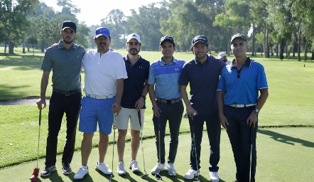  Claudio Meade, Dagoberto Castillo, José Luis Villaseñor, Jorge Naya, Abraham Salgado y Ricardo Balbontín.