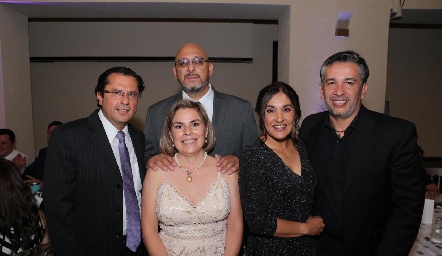  Luis Tenorio, Lucy Barrera, Armando Núñez, Susy Treviño y Miguel Martínez.