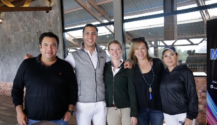  Roberto Silva, José González, Inna Ceterbaken, Rosy Díaz Infante y Martha Hernández