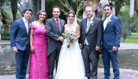  Familia Garza Alcalde, Sebastián, Mónica, Fernando, Mónica, Federico y Federico.