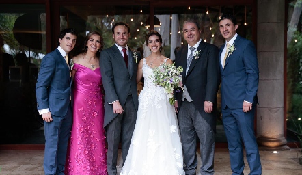  Familia Garza Alcalde, Sebastián, Mónica, Fernando, Mónica, Federico y Federico.