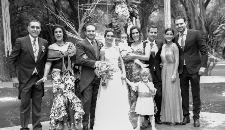  Familia de Luna Villarreal, Fernando, Ana Laura, Fernando, Mónica, Emilia, Pía, Mariana, Pato, Maribel y Diego.