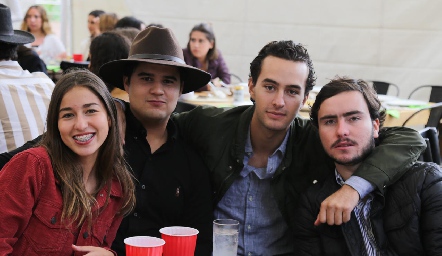  Ana Díaz, PJ Piñero, Mario Siller y Mateo Guerra.