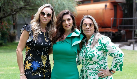  Marcela Rubio, Karina Hernández y Michelle Zarur.