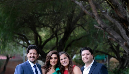  Marcelo Lozano, Karina Hernández, Daitza Lozano y Daniel Zollino.
