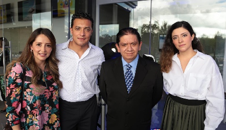  Diana Fuentes, Gustavo Barrales, Juan Carlos Neira y Marisol Rueda.