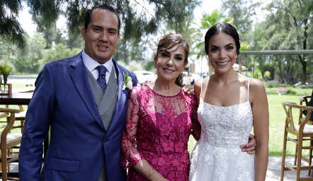  Carlos Sánchez, Laura Mitre y Ana Laura Rodríguez.