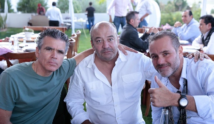  Mauricio Motilla, Toño Lozano y Gunnar Mebius.