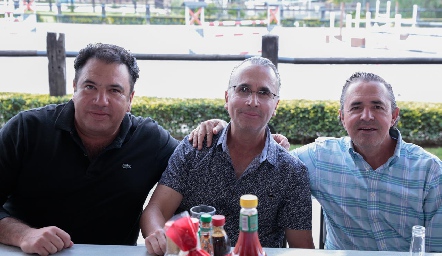  Roberto Silva, Ricardo Balbontín y Gerardo Valle.