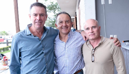  Jorge Mendizábal, Octavio Aguillón y Tomás Alcalde.