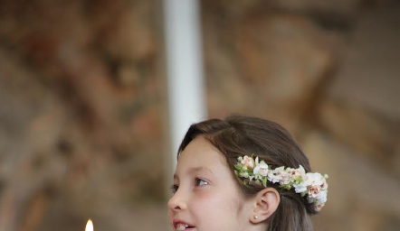  La pequeña Daniela.