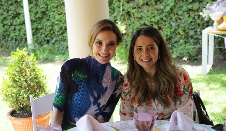  Gaby Cardozo y Diana Fuentes.