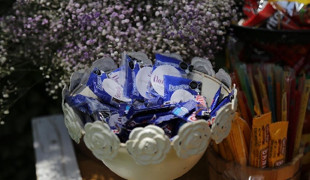  Mesa de dulces.