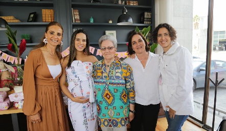  Beatriz Rangel, Sandra Estúa, Enriqueta Mendiola, Sandra Estúa y Gabriela Abud.