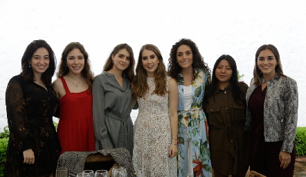  Ana Gaby Dauajare, Lorena de la Parra, Paola Gutiérrez, Mónica Torres, Paola Zepeda, Ana Meche Cifuentes y Pamela Rubio.