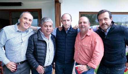  Alejandro Navarro, Gerardo Córdova, Rodak Palau, Che Hernández y Juan Carlos de la Rosa.