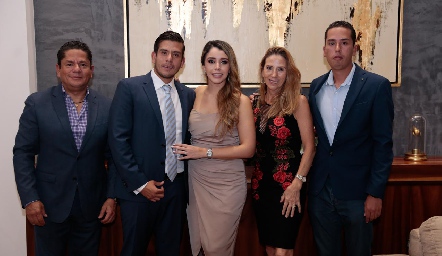  Héctor Rueda, Héctor Rueda, Ana María Hernández, Gabriela Mercado y Sebastián Rueda.