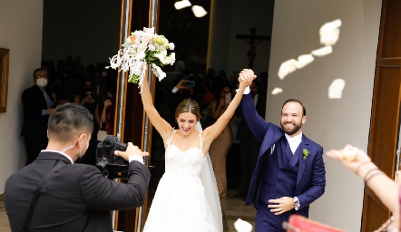  Paola Torre y Armando Cosío ya son esposos.