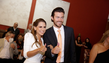  Paulina Aguirre Altamirano y Roberto Lozano del Bosque ya son esposos.