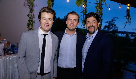  Gastón Lozano, Miguel Gómez y Marcelo Lozano.