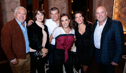  Guillermo Báez, Beatriz Canseco, Arturo Estrada, Ylenia Rodríguez, Cristina Puga y Guillermo Pizzuto.
