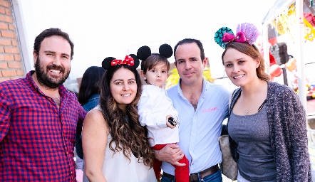  Mauricio Zapata, Marcela Zapata, Ale, Alan Ávila y Fátima Castro.